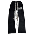 Multicord Black Mohair Pants