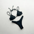 Bikini Sexy Solid Color Bikini Split Women Swimsuit Swimsuit for Women