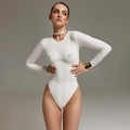 One Piece Swimsuit Women Bikini Lady Sexy Long Sleeved Swimwear Bikini Women
