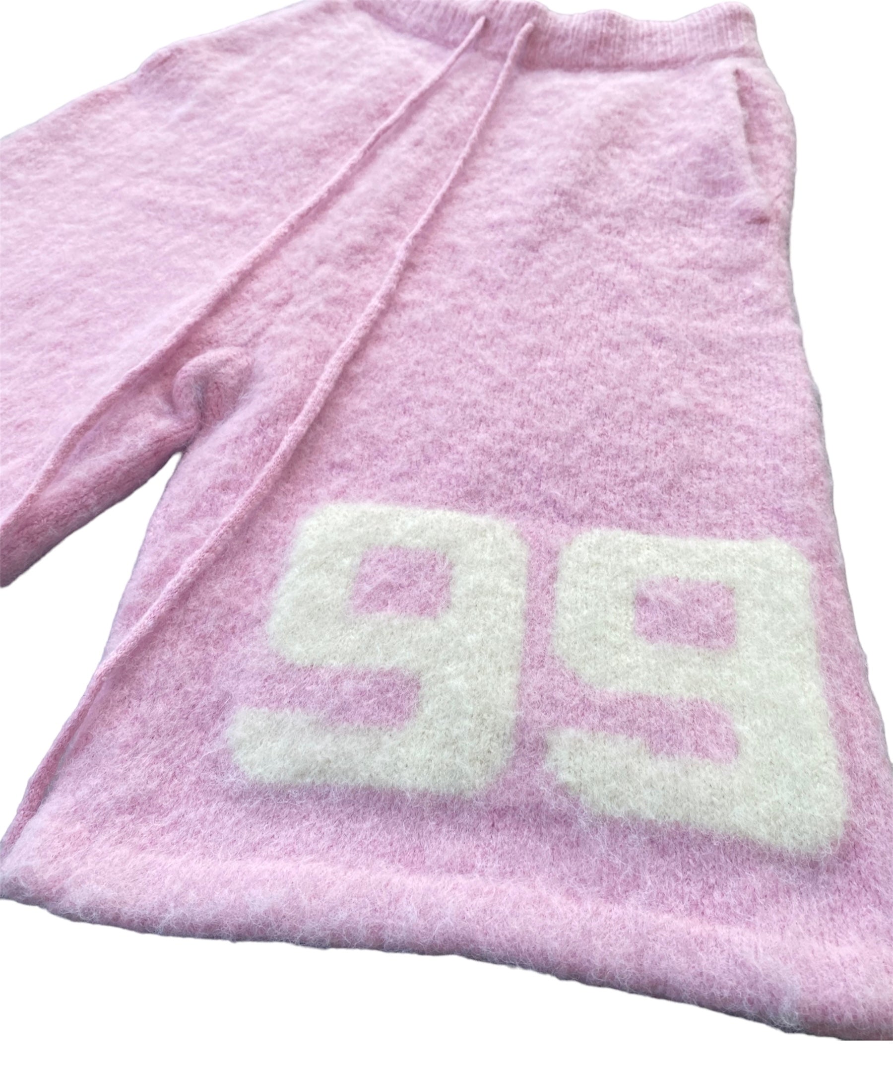 Mohair Shorts Pink