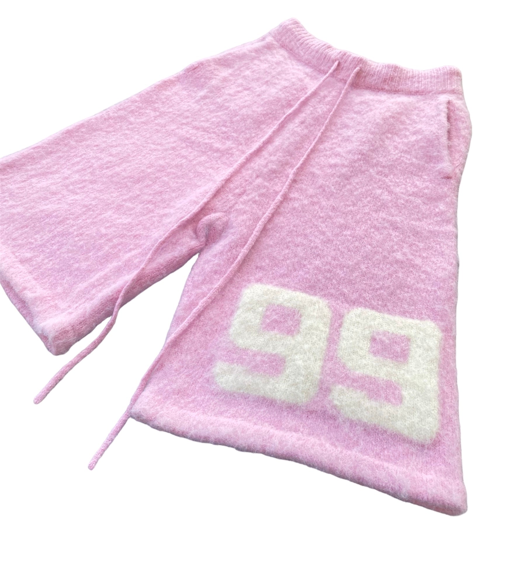 Mohair Shorts Pink