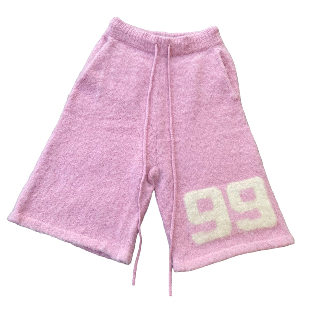 Mohair Shorts Pink